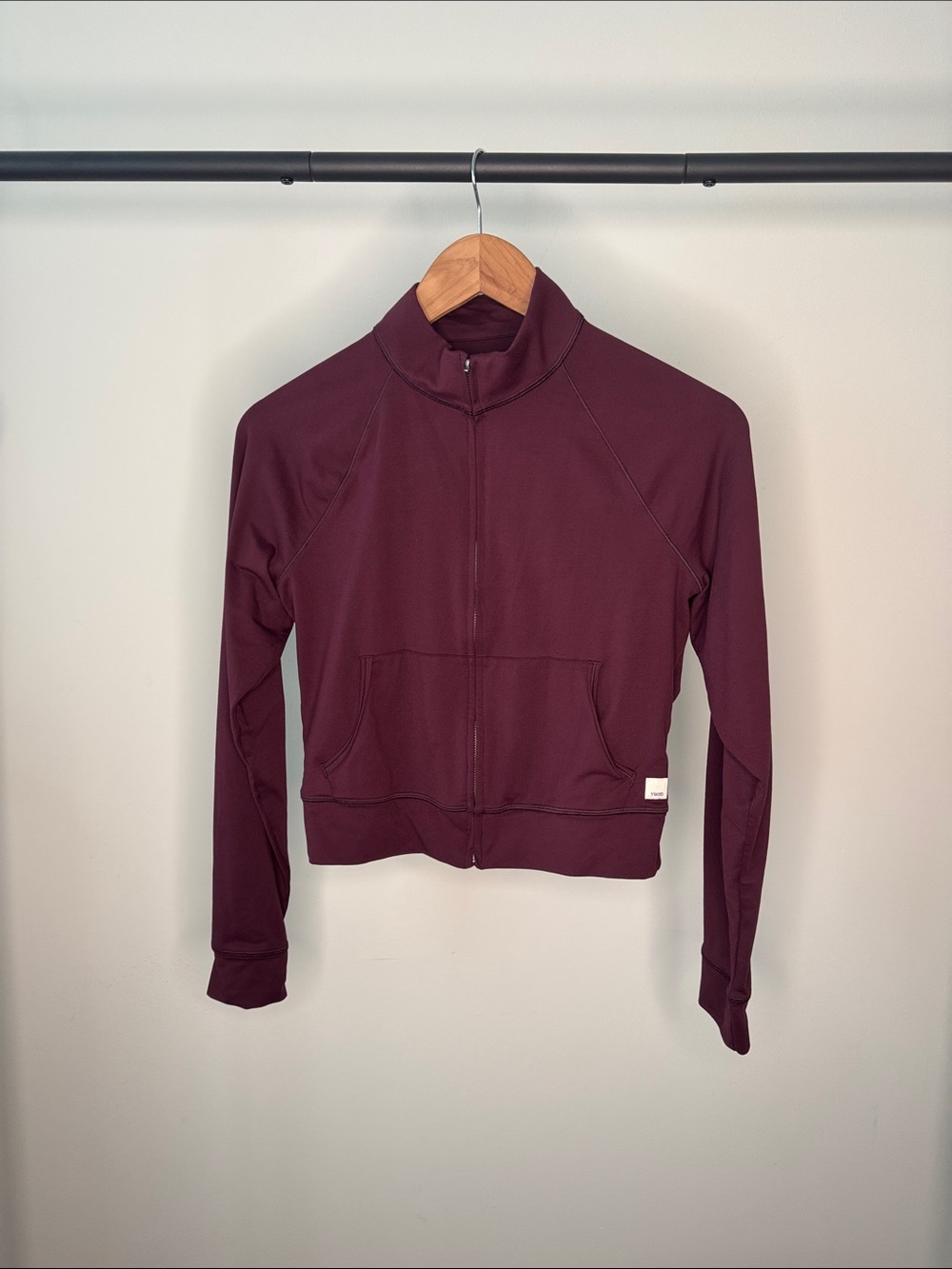 Vuori Halo Mini Track Jacket color Cerise